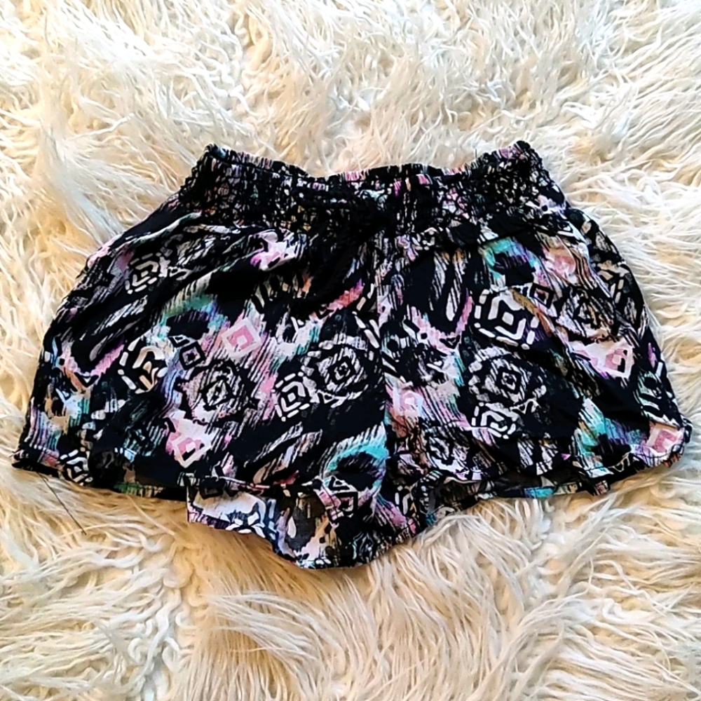 Justice multi colored shorts